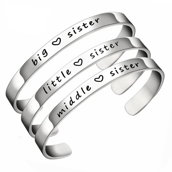 JJTZX Bracelet Sisters Bracelets Sisiters - 3 Sis Set - C0185NDALH7