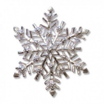 'Vintage Snowflake' Holiday Collection Snowflake Brooch Pin- 2.25" Pricegems Museum Store - CH11H6H2Z1T