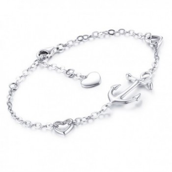 925 Sterling Silver Anchor Bracelet