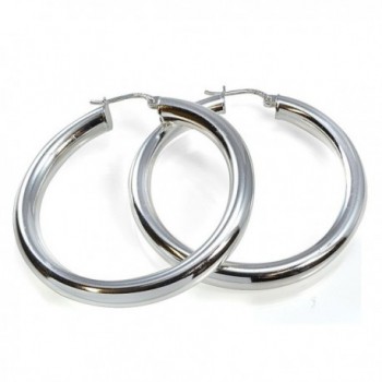 Hoops Loops Sterling Polished Earrings