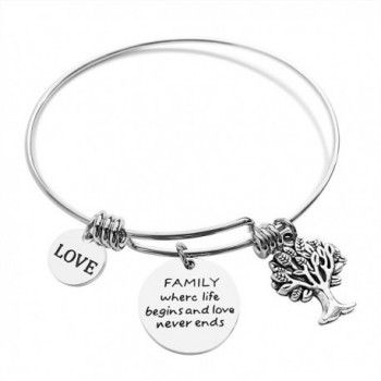 ALoveSoul Expandable Family Charm Bracelets - CA18886WLHG