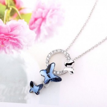 T400 Jewelers Butterfly Necklace Swarovski