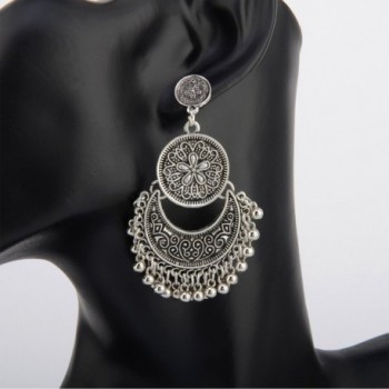 BaubleStar Bohemian Crescent Earrings Statement in Women's Drop & Dangle Earrings