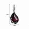 Cherry Amber Sterling Silver Pendant in Women's Pendants