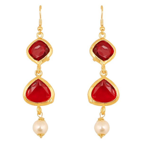 Touchstone Bollywood Exclusive Designer Earrings - CN186DINGXO