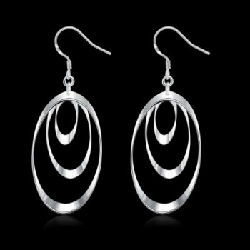 Gorgeous Teardrop Earrings Fashion plated Three in Women's Hoop Earrings