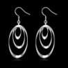 Gorgeous Teardrop Earrings Fashion plated Three in Women's Hoop Earrings