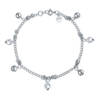 Bling Jewelry Jingle Charms Silver in Women's Anklets