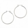 NOVICA .925 Sterling Silver Hoop Earrings- 'Moonlit Goddess' (46mm) - C1116HMHJNN