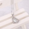 Cos2be Heart Pendant Necklace Zirconia