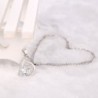 Cos2be Heart Pendant Necklace Zirconia in Women's Chain Necklaces