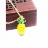Vintage Pineapple Pendant Chain Necklace in Women's Pendants