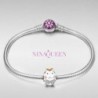 NinaQueen Sterling Bracelets Necklace valentines in Women's Charms & Charm Bracelets