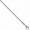 Surgical Steel Snake Chain Necklace 2 mm wide- 18- 20 and 24 inch lengths - CU117WHTVQP