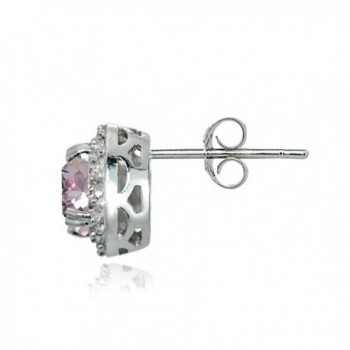 Bria Lou Sterling Birthstone Swarovski in Women's Stud Earrings