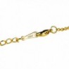 18k Gold Plated 2mm Link Chain Necklace - High Quality - All Sizes - CD12BBVM3PD