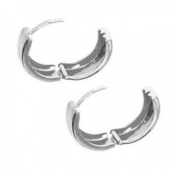Sterling Silver Huggies Earrings 14 5mm