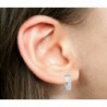 Sterling Silver Huggies Earrings 14 5mm in Women's Hoop Earrings