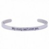 Semicolon Stamped Suicide Awareness Bracelet