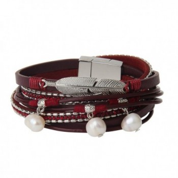 Genuine Leather Bracelet Pendant JOYMIAO