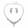 Casa De Novia Jewelry For Bridal Wedding Party Angel Wings Pendant Necklace Earrings Sets - CN18204Y7OL