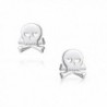 Bling Jewelry Crossbones earrings Sterling in Women's Stud Earrings