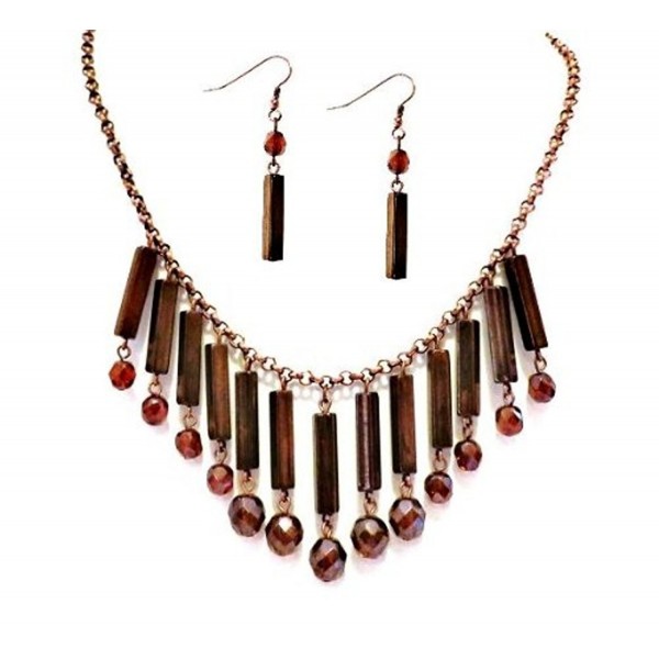 Jewelry Set for Women Necklace Earring Fall Fashion Jewelry - CZ11DR6YOKX