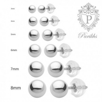 PARIKHS Earrings Polished Protected Pushbacks in Women's Stud Earrings