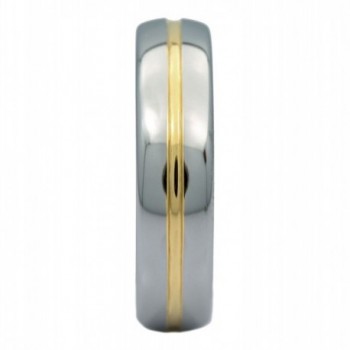 MJ Plated Tungsten Carbide Polished in Women's Band Rings