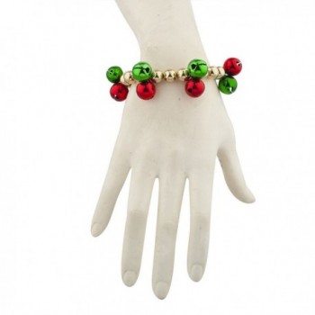 Lux Accessories Goldtone Christmas Bracelet