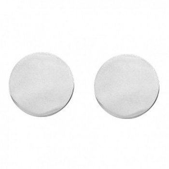 Sterling Silver Circle Geometric Earrings in Women's Stud Earrings