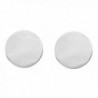 Sterling Silver Circle Geometric Earrings in Women's Stud Earrings