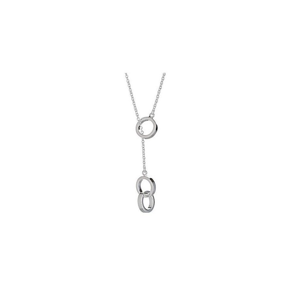 Interlocking Circles Lariat Necklace - CT17WU0SX06