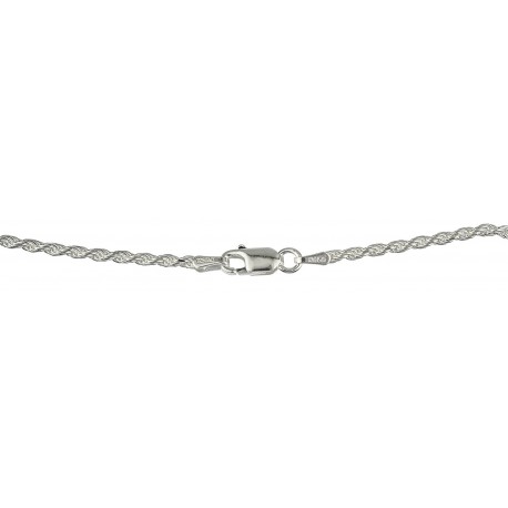 Sterling Silver 2mm Rope Chain - Available in 7