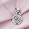 ELOI Necklace Birthstone Stainless Grandmother in Women's Pendants