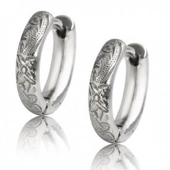 Hoop Earrings Hawaiian Style Austaras