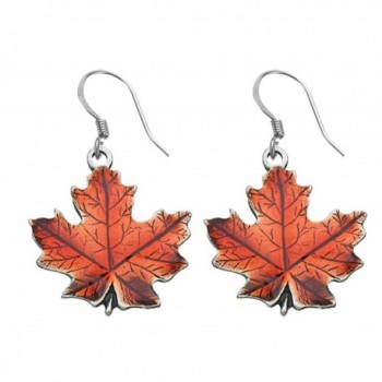 Danforth - Maple Leaf / autumn Pewter Wire Earrings - CV110MMJGVR