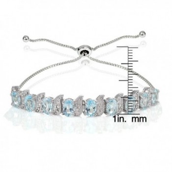 Sterling Silver Adjustable Tennis Bracelet in Women's Tennis Bracelets