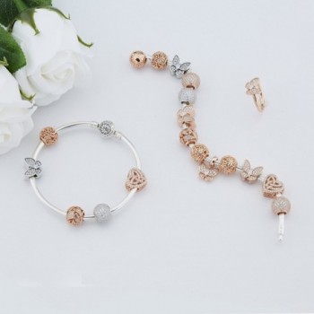 Glamulet Crystal Butterfly Sterling Bracelet