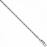 Surgical Steel Rope Chain 1/8 inch wide- available sizes 16- 18- 20- 24- 30 inch - CI11C74AF4J