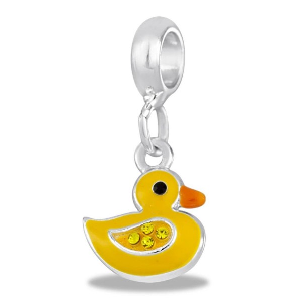 DaVinci Yellow Duck Dangle Bead - CL11P271K11