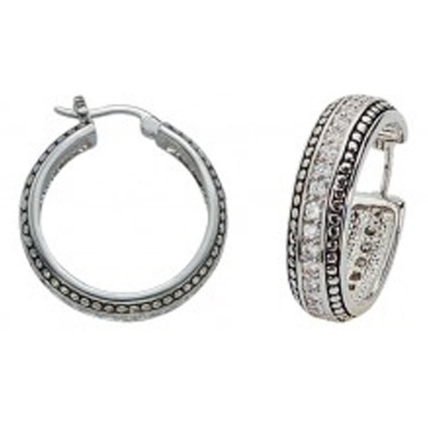 Montana Silversmiths Womens Western Crystals with Stud Trim Earrings Silver - CM11B9P1PXD