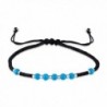 MBLife Gemstone Macrame Adjustable Bracelet in Women's Link Bracelets