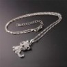 U7 Jewelry Platinum Rhinestone Necklace in Women's Pendants