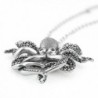 Controse Silver Toned Stainless Octopus Necklace