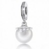 BAMOER Sterling Silver Bracelet Necklaces - Ring Pearl - CX187R9UZLG