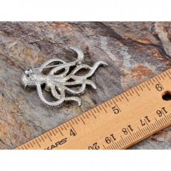 Alilang Octopus Swarovski Crystal Rhinestone in Women's Brooches & Pins