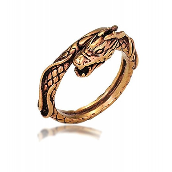 Oxidized Copper Dragon Ring - Size 7 - CC115UAKQK5