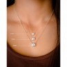 Sterling Silver Finish Pendant Necklace