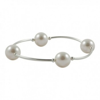 Blessing Bracelet by Made As Intended - 12MM White Swarovski Simulated Pearls - CN17Z2G5YAQ